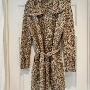 Talbots cardigan sweater with tie